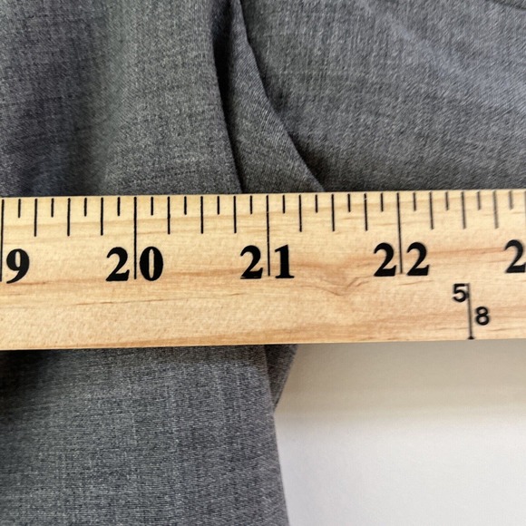 Talbots Blazer Womens 18L Wool Blend Grey One Button Lined Jacket Office Casual - Picture 6 of 13